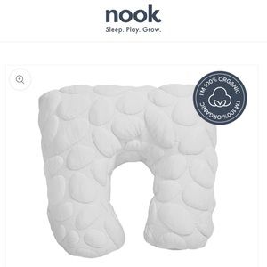Nook Niche Organic Nursing Pillow Cover